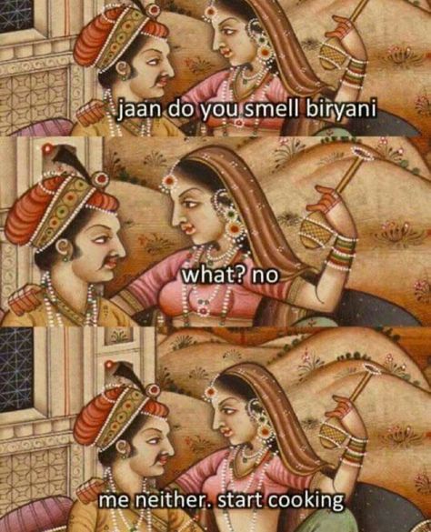 Art History Memes, Desi Humour, Historical Humor, Funny Art History, Indian Memes, Desi Jokes, Funny Words To Say, Desi Humor, Desi Memes