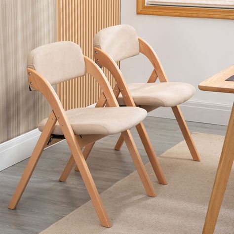 Wooden dining room chairs