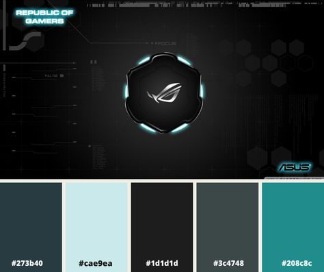 Gaming themed color palette for designing logos for gaming community Desk Vacuum, Color Design Inspiration, Stunning Hairstyles, Color Palate, Gaming Setup, Logo Color, Colour Tone, Color Palettes, Adobe Photoshop