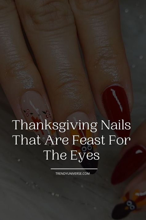 Are you ready for ready for, a perfect festive storm? There are undoubtedly unique designs for everyone in this article, so feel free to skim these Thanksgiving nails. After reading this post, you’ll see that there aren’t just excellent Thanksgiving feasts – but also amazing innovative manicures. Thanksgiving Nails, Thanksgiving Feast, For Everyone, Manicure, Unique Designs, Thanksgiving, Reading, Feelings, Nails