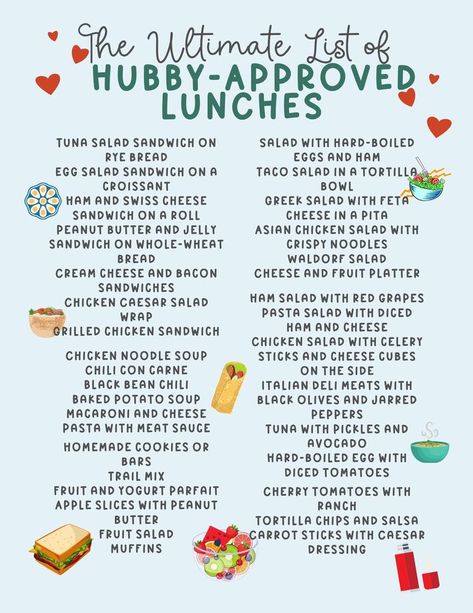 Cold Lunches To Pack For Husband, Lunch Foods For Work, Packing A Lunch For Work, Lunch Ideas For Him For Work, Snacks For Husbands Lunch, Simple Lunch Ideas For Husband, Lunch Prep For Husband, What To Pack My Husband For Lunch, Husbands Work Lunch Ideas