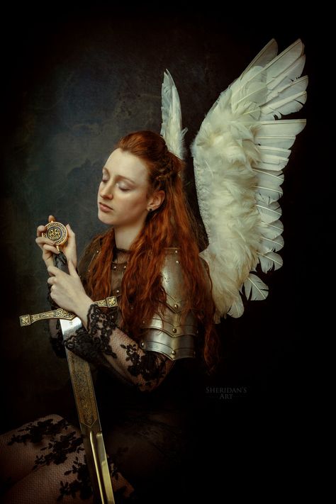 The Creed by SheridansArt Laura Sheridan, Lion Hair, Fairytale Book, Photographie Portrait Inspiration, Photography Series, Female Knight, Fantasy Portraits, 다크 판타지, Fantasy Photography