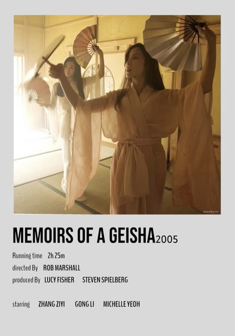 The Memoirs Of A Geisha, Memoirs Of A Geisha Poster, Memoirs Of A Geisha Aesthetic, Memoirs Of A Geisha Movie, Geisha Movie, Memories Of A Geisha, Movie Recs, Japanese Cinema, Movies To Watch Teenagers