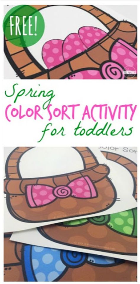 Easter Sorting Activities For Preschool, Easter Shapes Preschool, Toddler Bunny Activities, Preschool Bunny Activities, Easter Language Activities Preschool, Easter Literacy Activities Preschool, Easter Language Activities, Easter Preschool Activities, Preschool Easter Activities