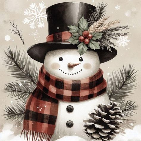 Free Printable Clipart | Facebook Happy Holidays Images Free Printable, Free Clip Art Printables Templates, Free Christmas Pictures, Free Printable Snowman Faces, Free Printable Vintage Christmas Images, Snowman Printables Free Templates, Free Snowman Printables, Vintage Christmas Images Printables Free, Vintage Snowman Images