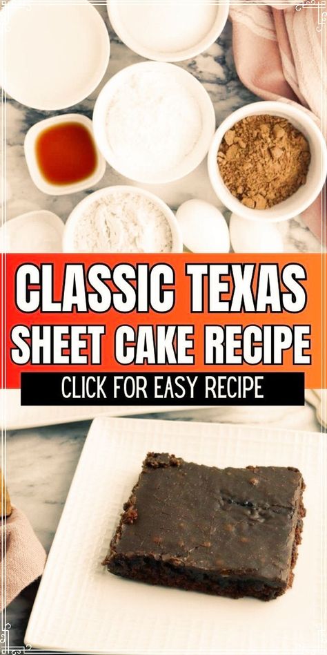 Bring a taste of the South to your table with this classic Texas sheet cake recipe. Known for its rich chocolate flavor and moist texture, this cake is a favorite for birthdays and special occasions. With inspiration from Ree Drummond and Southern Living, this easy recipe delivers a perfectly baked sheet cake every time. Perfect for large gatherings, this Texas sheet cake is sure to be a hit with chocolate lovers everywhere. Easy Texas Sheet Cake Recipe, Summer Barbecue Food, Vanilla Dessert, Texas Sheet Cake Recipe, Memorial Day Recipes, Sheet Cake Recipe, Einkorn Flour, Texas Sheet, Texas Sheet Cake