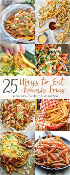 Whether you like them skinny, cut into wedges, sprinkled with seasonings, or drizzled with malt vinegar one fact remains, these 25 Ways to Eat French Fries are the ultimate finger food! Seasoning For French Fries, Food Truck Ideas Recipes, French Fry Recipes, Food Truck Ideas, Southern Style Kitchen, Dirty Fries, Food Truck Menu, Making French Fries, French Fries Recipe