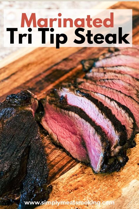 3 Step Tri Tip Marinade Tip Steak Recipes, Tri Tip Recipes, Grilled Tri Tip, Tri Tip Marinade, Tri Tip Recipe, Tri Tip Steak Recipes, Tri Tip Roast, Tri Tip Steak, Smoked Tri Tip