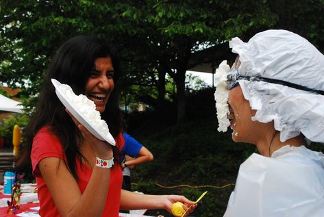 Pie in Face (Kathy) Carnival Pictures, Pie Face Game, Whipped Cream Pie, Pie In The Face, Diy Pie, Carnival Booths, Clip Ideas, Contest Ideas, Fall Carnival