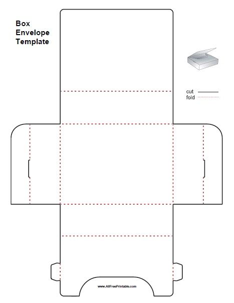 Free Printable Box Envelope Template. Free Printable Box Envelope Template that can be very useful. Great for party favors, gifts or decorations for birthdays, Christmas, Valentine's. Print this Box Envelope Template free using your laser or inkjet printer. To make the Box Envelope craft you only need a printer, paper, scissors and glue. Just print the template onto a heavy Cricut Envelope Box Template, Box Envelope, Diy Box Envelope, Box Envelope Template, Envelope Box Template, Box Cutout Template, Matchbox Template, Gift Box Template Free, Box Templates Printable Free