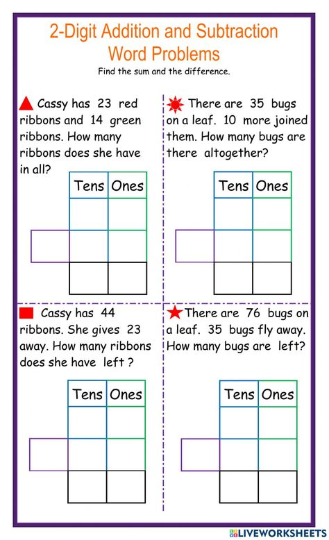 Word Problems For 1st Grade, Addition Word Problems Grade 1, 3 Digit Addition Word Problems 2nd Grade, Subtraction Word Problems Grade 1, Place Value Word Problems, Subtraction Word Problems 2nd, Two Step Word Problems 2nd Grade Addition And Subtraction, Addition And Subtraction Word Problems, Educational Toddler Activities