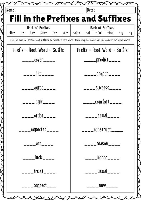 This image provides comprehensive worksheets on roots, prefixes, and suffixes to enhance your understanding of word formation and vocabulary expansion. Make the most out of your study sessions by incorporating these valuable resources into your learning routine. Uncover the power of word roots and linguistic affixes for developing a robust vocabulary and mastering the nuances of language. #WordFormation #Etymology #LanguageLearning #rootsprefixessuffixes Prefix Suffix Root Word Activities, Affixes Worksheet Prefixes And Suffixes, Root Words Worksheet, Prefixes And Suffixes Activities, Prefixes And Suffixes Worksheets, Prefixes Worksheet, Suffixes And Prefixes, Root Words Prefixes And Suffixes, Vocabulary Expansion