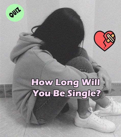 How Long Will You Be Single How To Not Be Shy, Why Am I Single Quiz, How To Be Grunge, Quiz Aesthetic, Bestie Quiz, Shopping Quiz, Bff Quiz, Feeling Single, Quiz Harry Potter