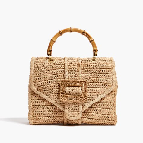 Handbags – Pamela Munson Pamela Munson, Straw Accessories, Fall Winter 2023 2024, Brushed Gold Hardware, Grosgrain Ribbon Bows, Women Purse, Straw Handbags, Casual Outerwear, Bygone Era