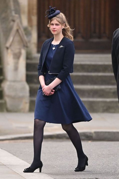 lady louise windsor news latest picture prince philip service duke of edinburgh memorial Prince Edward And Sophie, Louise Mountbatten, Louise Windsor, Edward And Sophie, Duchess Of Edinburgh, Lady Louise Windsor, Dark Blue Dress, Duke Of Edinburgh, Familia Real