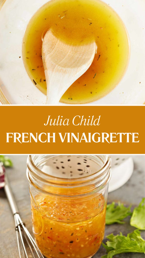 Julia Child French Vinaigrette Julia Childs Timeless Vinegarette, Julia Childs French Vinaigrette, Julia Child Salad Dressing, Tangy Vinaigrette Salad Dressings, Salads With Red Wine Vinegar, Julia Childs Vinaigrette, Julia Child Vinaigrette, Easy French Vinegrette, Easy Vinegarette Recipe