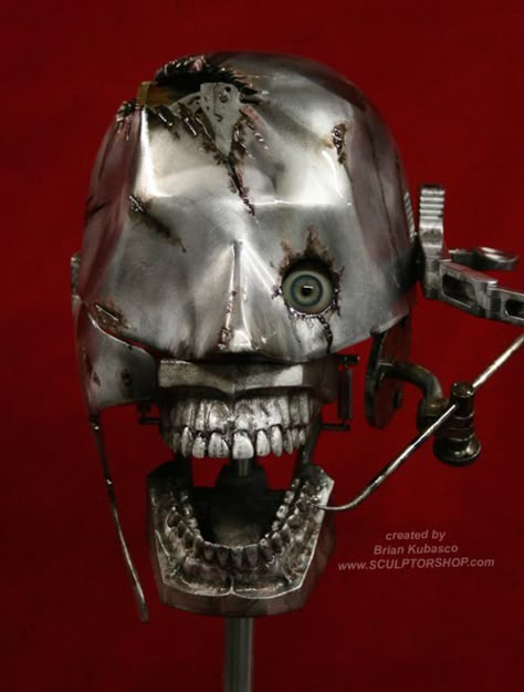 Art Bizarre, Steampunk Skull, Baba Jaga, Metal Mask, 다크 판타지, Creepy Art, Industrial Art, 판타지 아트, 영감을 주는 캐릭터