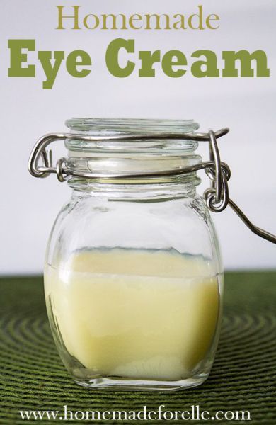 A simple recipe for homemade eye cream - use this formula to lighten, tighten and brighten your eyes with natural ingredients Homemade Eye Cream Recipes, Eye Cream Recipe, Homemade Eye Cream, Homemade Moisturizer, Oil Cleansing, Diy Kosmetik, Eye Creams, Primrose Oil, Homemade Beauty