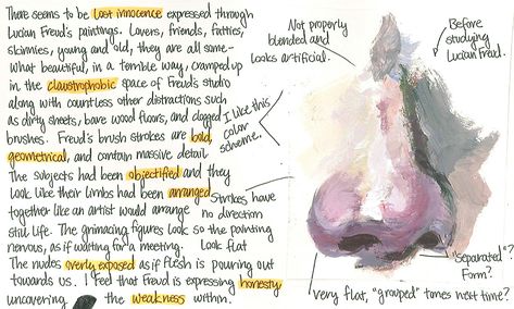 Gcse Art Annotation Examples, Gcse Art Annotation, Art Annotation, Ib Visual Arts, Student Art Guide, Annotation Ideas, Art Igcse, Illustration Career, Sketchbook Examples