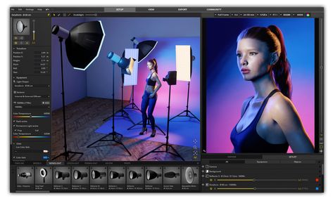 Blender 3d Animation, Colour Gel Photography, Photography Lighting Techniques, Gel Photography, Neon Photoshoot, Photography Studio Lighting, Studio Lighting Setups, Lighting Diagram, Photography Set Up