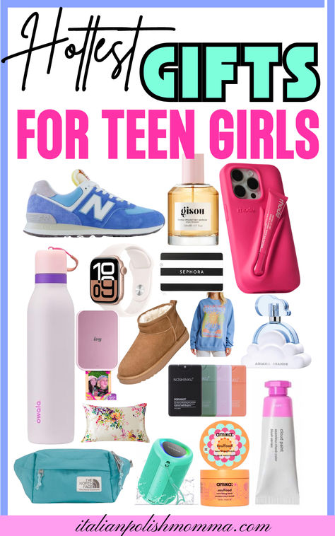 Gifts for teen girls, best gift ideas for teenage girls ages 14 and up, gifts for 16 year old girls, gift guide for teen girls, teenage girl gifts, Christmas gifts for teen girls for 2024 Christmas Gift Teenage Girl, Trendy Gifts For Teens, Teen Girl Gifts 2024, Teenage Christmas Gift Ideas, Teen Girl Gift Guide, Best Gifts For Teen Girls, Preppy Christmas Gifts, Teen Gift Guide, Trendy Christmas Gifts