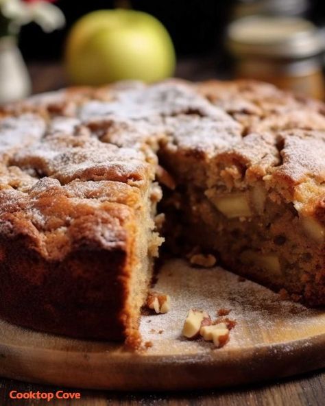 Holy cow! I made this treat for a get together, and it went like lightning Cinnamon Apple Cake, Apple Cinnamon Cake, Apple Cakes, Apple Recipes Easy, Cinnamon Cake, Apple Dessert Recipes, Apple Dessert, Apple Cake Recipes, Cinnamon Apple