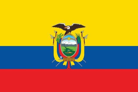 Ecuador Flag, Countries And Flags, Flag Coloring Pages, Flag Sticker, Countries Of The World, Ecuador, Casseroles, Coloring Pages, Flag