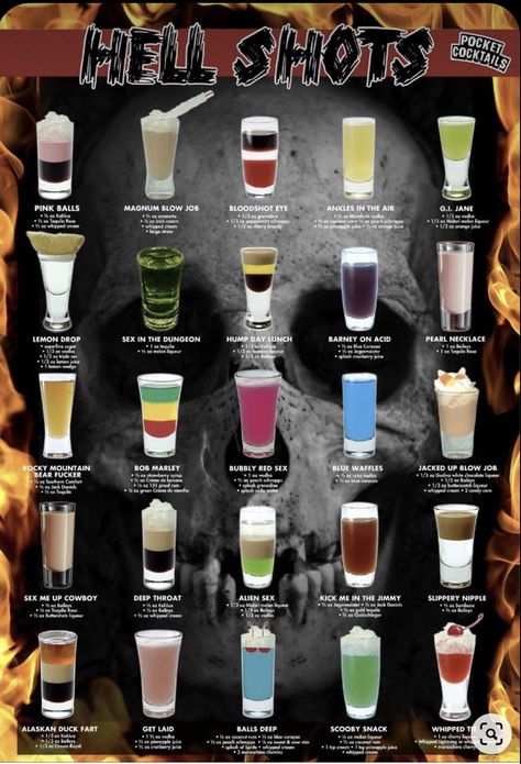 Unique Alcoholic Drinks, Shots Alcohol Recipes, Bartender Drinks Recipes, Lets Get Drunk, Bartender Drinks, Cocktail Drinks Alcoholic, Party Drinks Alcohol, Shots Alcohol, Yummy Alcoholic Drinks