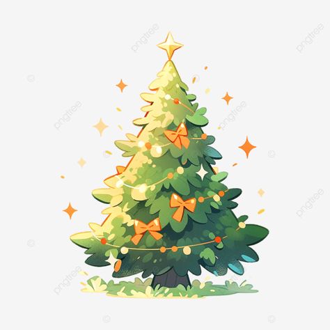 christmas tree green cartoon illustration christmas tree christmas star png Christmas Tree Reference Drawing, Tree Christmas Drawing, Illustration Christmas Tree, Christmas Tree Digital Art, Cute Christmas Tree Illustration, Christmas Trees Illustration, Christmas Tree Illustration Vector, Christmas Illustration Cute, Christmas Tree Illustration Drawings