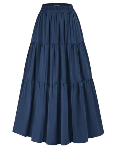 Scarlet Darkness Maxi Long Skirts for Women Summer Flowy Renaissance Skirt with Pockets Maxi Skirts Aesthetic, Long Maxi Skirts Summer, Long Flowy Skirts, Skirts Aesthetic, Scarlet Darkness, Hijab Model, Flowy Skirts, Skirt Aesthetic, Long Flowy Skirt