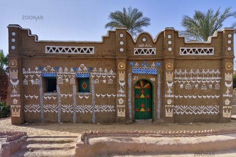 Mali Architecture, Nubian Houses, Nubian Design, Nubian Architecture, Nubian Style, Mud Architecture, Cob House Interior, Nubian Art, African Hut