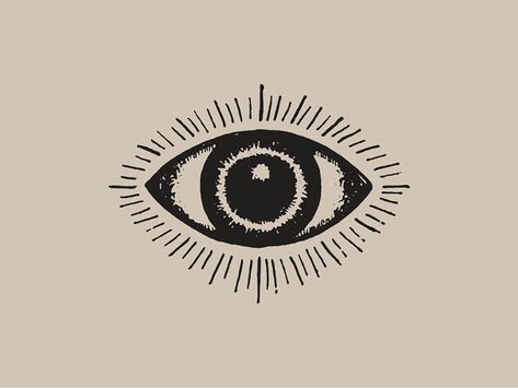 An Eye, The Words, Illustrations, Black And White, White, Black