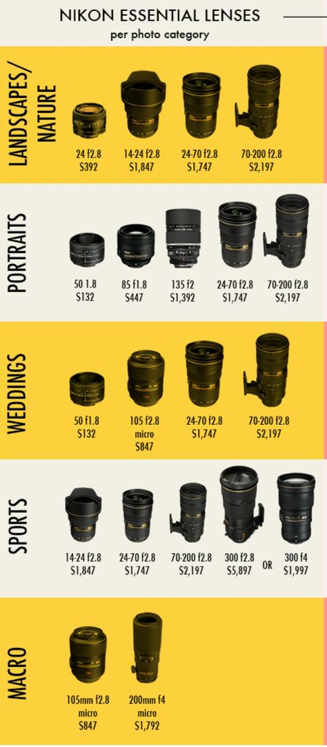 Nikon Essential Lenses Photography Tricks Nikon, Nikon Camera Tips, Kamera Dslr, Photography Tricks, Product Inspiration, Camera Tips, Fotografi Digital, Nikon D3200, Photography Resources