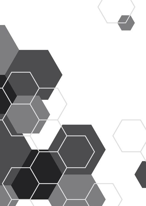 Black and white hexagon geometric | Premium Vector - rawpixel Mockup Background, Crystal Texture, White Background Wallpaper, Geometric Pattern Background, Pattern Poster, Background Design Vector, Geometric Poster, Hexagon Design, Vector Background Pattern