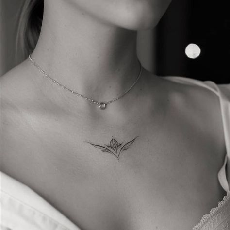 Clavicle Tattoo, Purple Tattoos, Small Chest Tattoos, Bone Tattoos, Petite Tattoos, Chest Tattoos For Women, Inspiration Tattoos, Stylist Tattoos, Shoulder Tattoos For Women