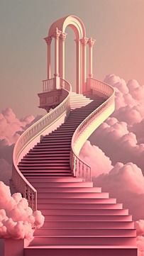 Background Cv, Black And Grey Tattoo Ideas, Heaven Clouds, Ladder To Heaven, Stair Art, 3d Clouds, Stairs To Heaven, Hd Dark Wallpapers, Floral Perfume