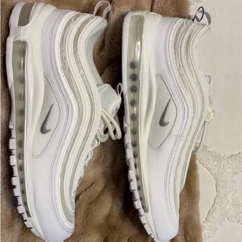 Nike Air Max 97 Triple White Ice Running Sneaker Shoes Mens Size 11, NWT, NO BOX Sneaker Shoes, Nike Air Max 97, Running Sneakers, Air Max, Nike Air Max, Nike Air, Shoes Mens, Shoes Sneakers, Running