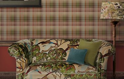 Mulberry Home - G P & J Baker Mulberry Wallpaper, Traditional Interior Design Style, British Hunting, Ralph Lauren Wallpaper, Plum Wallpaper, Franklin House, Versace Wallpaper, Home Decor For Apartments, Tartan Wallpaper