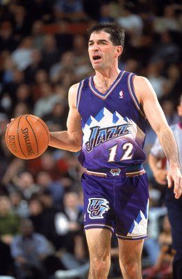 Utah Jazz Basketball, Nba Logos, John Stockton, Jazz Players, Karl Malone, Basketball Players Nba, Basketball Highlights, Nba Logo, Nba Legends