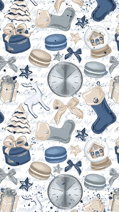 Blue Christmas Wallpaper Aesthetic, Christmas Blue Wallpaper, Blue Christmas Wallpaper, Hello Novembre, Girly Background, Blue Christmas Background, Wallpaper Iphone Vintage, Background Winter, Christmas Wallpaper Backgrounds