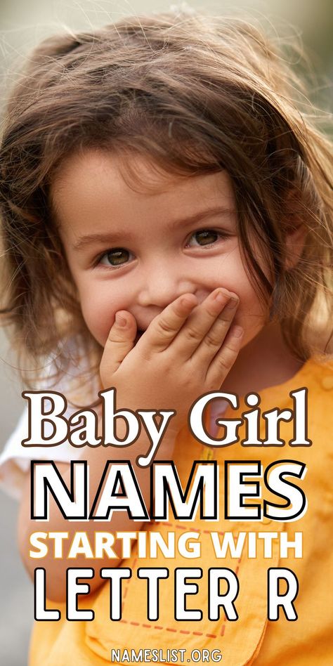 girl names that begin with r, r letter names, r names R Girl Names, Short Girl Names, Best Baby Girl Names, Elegant Girl Names, Classic Girls Names, Trendy Baby Girl Names, Girl Name Ideas