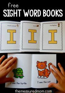 Sight Word Emergent Readers Free, 2 Letter Sight Words, Reading Readiness, Sight Word Readers, Measured Mom, Preschool Sight Words, Sight Word Books, The Sight Word, Sight Words Printables