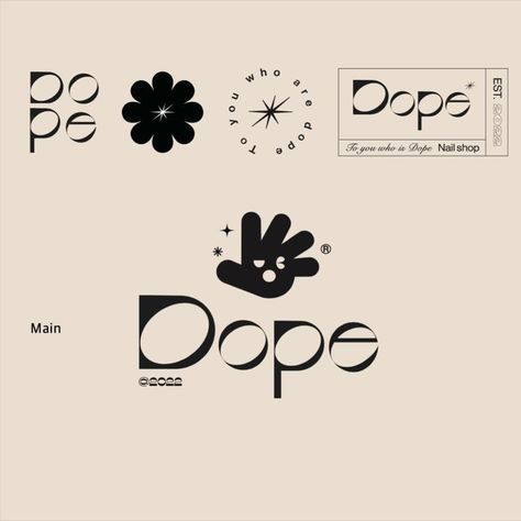 Dope, Nail shop Logo Nail Shop Logo, Nail Salon Logo, Japanese Branding, Logo Design Agency, Logo Online Shop, Bold Logo Design, Personal Logo Design, Salon Logo Design, Inspiration Logo Design