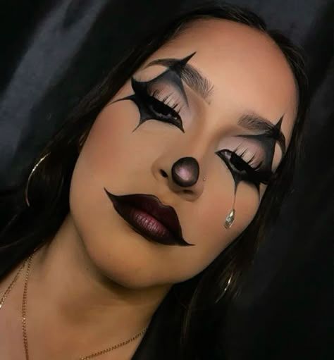 Chola Party, Gothic Clown, Chola Makeup, Halloween Makeup Sugar Skull, Halloween Makeup Clown, Makeup Clown, Make Up Halloween, Joker Makeup, Chola Style