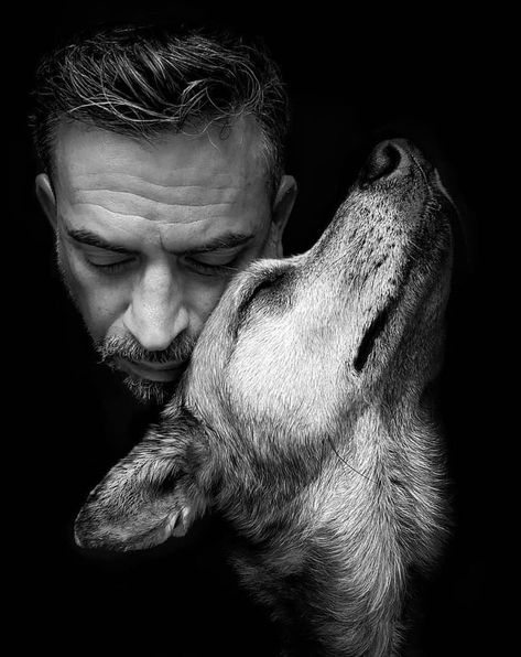 Karim on Twitter: "Revolution Of Pure Love!… " Dog Photoshoot Pet Photography, Dog Photography Poses, Pet Portraits Photography, Regard Animal, Dog Portraits Art, Dog Photoshoot, Man And Dog, Portraits From Photos, Dog Photography