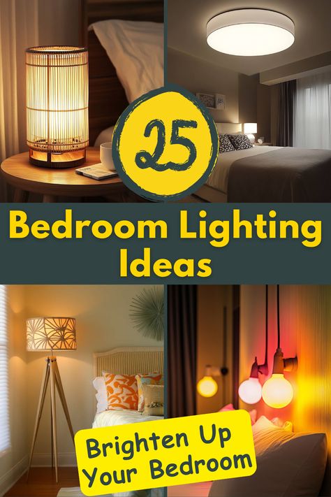 Looking for bedroom lighting inspiration? Discover 25 creative ways to light up your bedroom, from pendant lights to moon lamps, and create the perfect ambiance. #BedroomLighting #HomeDecorIdeas #LightingInspiration #CozyBedrooms #InteriorDesignTips Led Lights Bedroom Adult, Cool Bedroom Lights, Ambiance Lighting Bedroom, Soft Lighting Bedroom, Room Wall Lighting Ideas, Bedroom Wall Light Fixtures, Light Ideas For Bedroom, Bedroom Lights Ideas, Small Bedroom Lighting