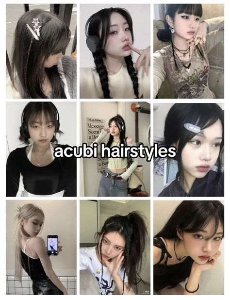 Acubi Haircut, Acubi Hairstyle, Acubi Makeup, Acubi Core, Hair Styles For Girls, Acubi Aesthetic, Trendy Braids, Fashionable Hairstyles, Acubi Style