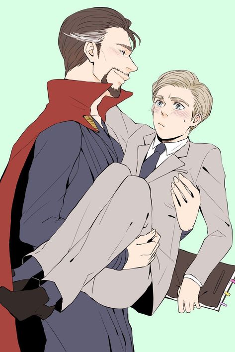 Stephen Strange x Everett Ross Everett Ross, Doc Strange, Banda Kiss, John Lock, Sherlock X John, Stephen Strange, Marvel Ships, Avengers Comics, Sherlock John