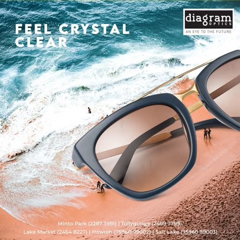 Feel Crystal Feel Clear Glasses Creative Posts | Shiv Graphic Designer
#diagrampost #opticalspost #socialmdiaopticale #socialmediaopticalpost #creativeopticalpost #socialmediacreativeads #socialmediacreativepost #creativepost #creativeads #socialmediasunglasses #socialmediasunglassesads #shivgraphicdesigner #shivcreative Opticals Creative Ads, Sunglasses Social Media Post, Sunglasses Creative Ads, Glasses Graphic Design, Sunglasses Advertising, Sunglasses Ads, Glasses Advertising, Eye Description, Eyewear Advertising