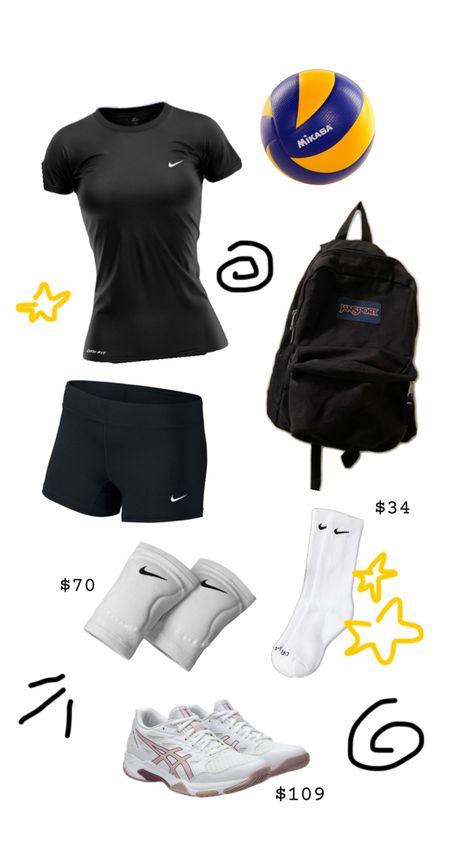 Cute Soccer Pictures, Cute Volleyball Outfits, Volleyball Motivation, Vollyball Outfits, Volleyball Bag, Volleyball Inspiration, Volleyball Workouts, Bratz Inspired Outfits, Fitness Wear Outfits